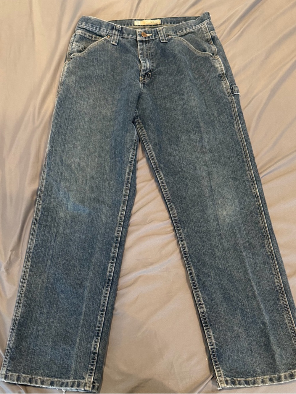 Vintage Lee Carpenter Jeans Mens 34x30  Denim Skater Y2K
